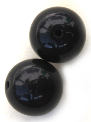 991468  Black Round 12mm 50g