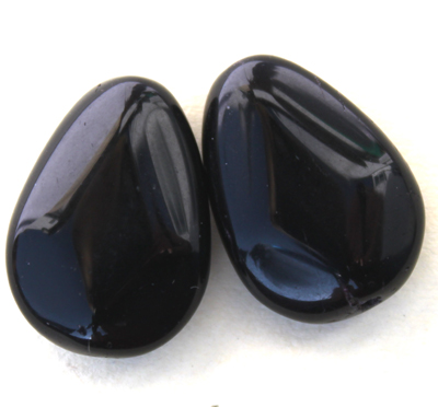 991476  Black Teardrop 21x15mm 50g