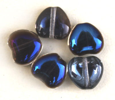 991545 Black Diamond Heart with Coating 8x7mm 50g