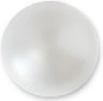 Preciosa 131 80 030 Nacre Cabochon  White 3mm 24pcs
