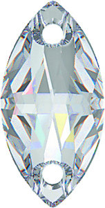 SW3223 NavetteCrystal Foiled 18x9mm 1pcs