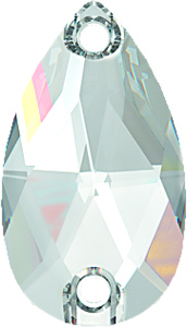 SW3230 Pear Crystal Foiled 12x7mm 1pcs