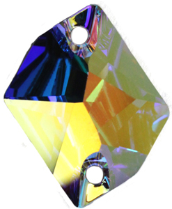 SW3265 Crystal AB Foiled Cosmic 20x16mm 1pcs
