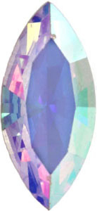 MC Fancy Navette 435 14 111 15x7mm Crystal AB 6pcs