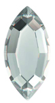MC Navette FB 8x4mm Crystal  10pcs