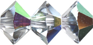 MC Spacer 451 49 301 4x6mm Crystal Vitrail Medium 10pcs