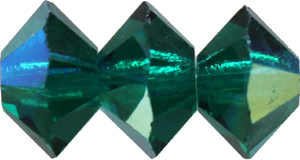 MC Spacer 451 49 301 4x6mm Emerald AB 10pcs