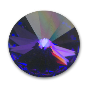MC 43611177 Rivoli Crystal Heliotrope 14mm 1pcs
