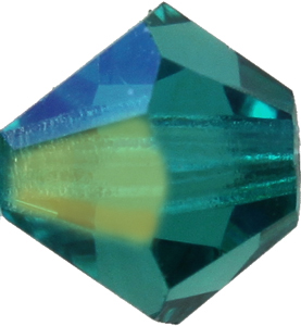 451 69 302 Blue Zircon AB 6mm 10pcs
