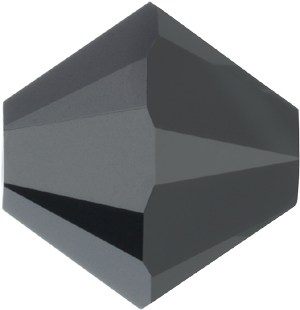 451 69 302 Jet Hematite Full 5mm 10pcs
