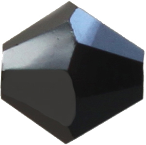 451 69 302 Jet Hematite Half 6mm 10pcs