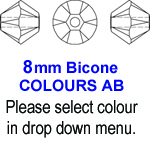 WhMC 451 69 302 Colour AB 8mm 144pcs WhMC 451 69 302 Colour AB 8mm 144pcs