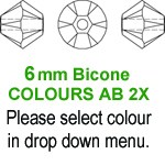 WhMC 451 69 302 Colour AB 2x 6mm 288pcs WhMC 451 69 302 Colour AB 2x 6mm 288pcs
