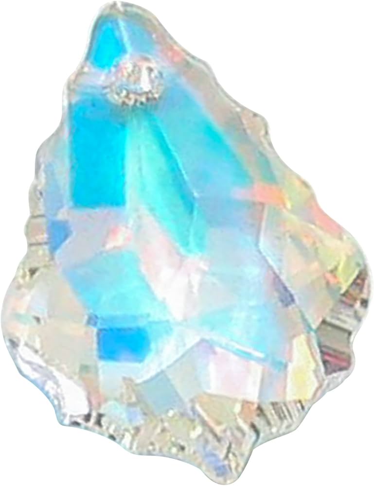 SW6090 Baroque Pendant Crystal AB 22x15mm 1pcs