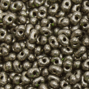 RFarfalle Bead cz 66587 size 3.2 x 6.5mm Antique Brass 50grams