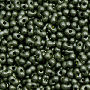 RFarfalle Bead cz 66596 size 2 x 4mm Metallic Dark Green  50grams
