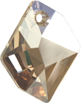 SW6680 Crystal Golden Shadow 20mm 1pcs