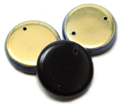 991654 Black with metallic gold  4x17mm  50g