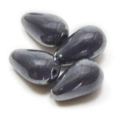 991659 Hematite Pear 10x6mm  50g