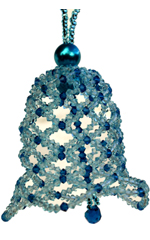 Christmas Bell Aqumarine / Capri Blue Beading Kit