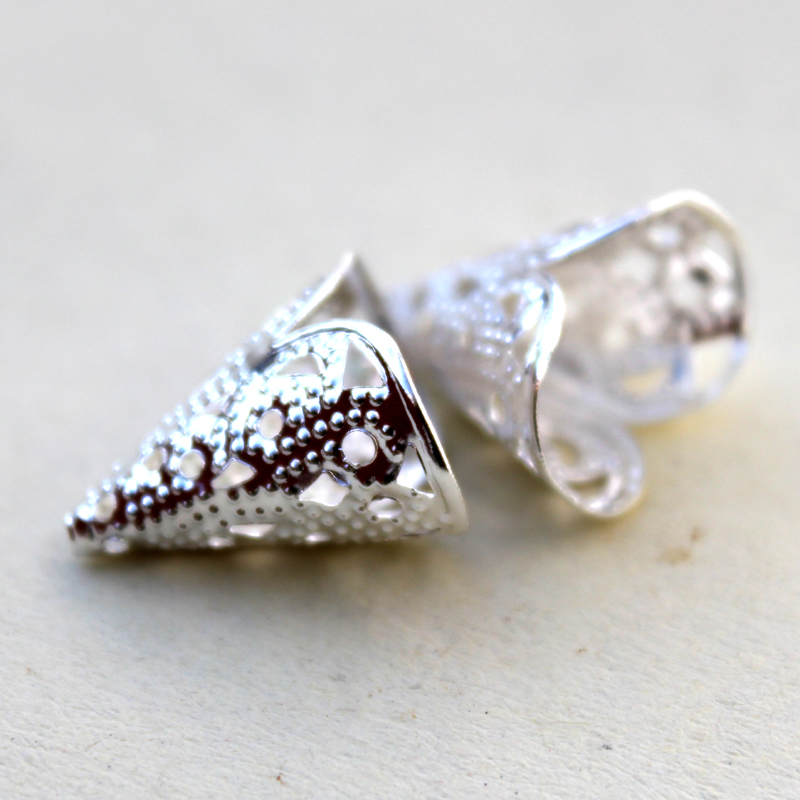 BCap004 Silver plated 20 Caps