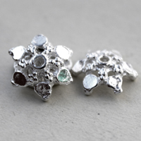 BCap139 Silver plated 20 Caps BCap139 Silver plated 20 Caps