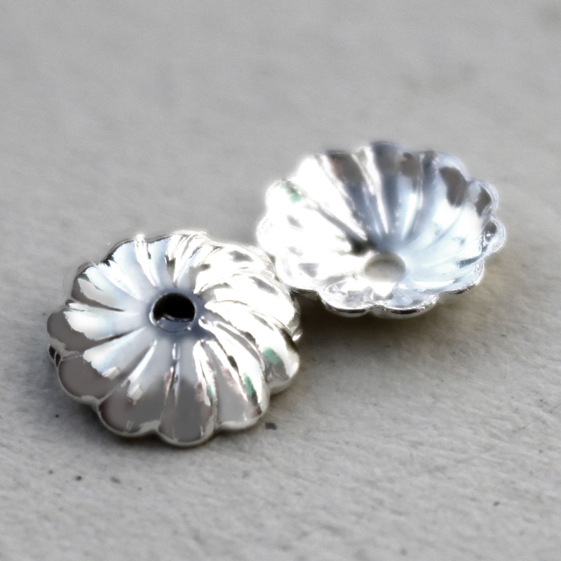 BCap167 Silver plated 20 Caps