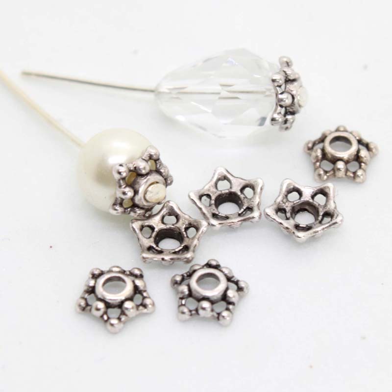 BCap306 Antique Silver Finish 20 Caps