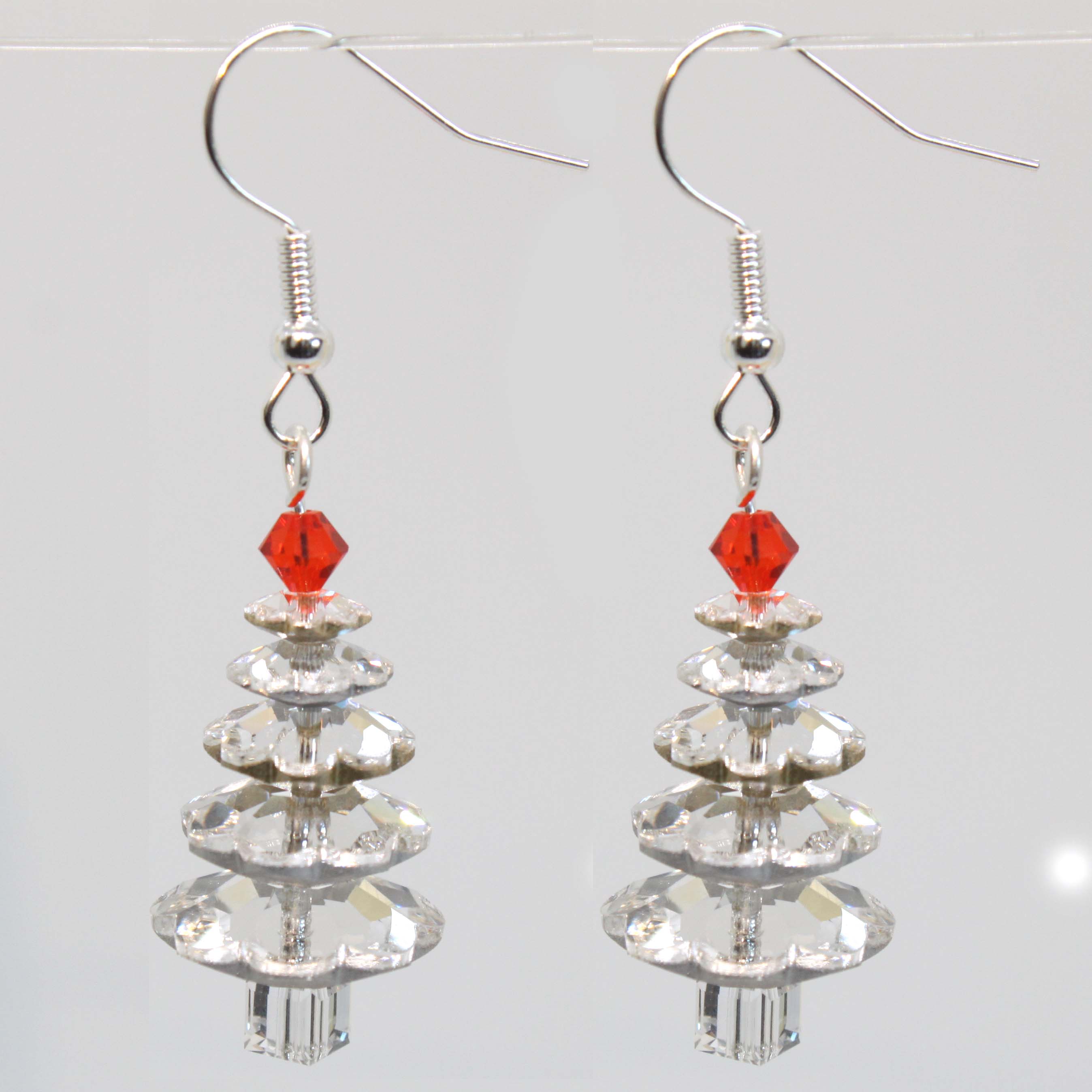 Xmas Tree Earrings Kit - Big Ice 1 pair