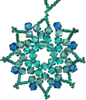 Cristmas Crystal Star Small Blue Zircon Kit