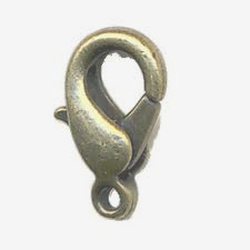FN CL101 Lobster Clasp Ant. Gold M 10pcs