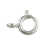 FN CL104 Bolt Ring Silver Bright 6mm 10pcs FN CL104 Bolt Ring Silver Bright 6mm 10pcs