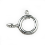 FN CL104 Bolt Ring Ant. Silver 6mm 10pcs FN CL104 Bolt Ring Ant. Silver 6mm 10pcs