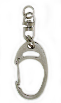 FN CL106 Badge Cilp Silver Colour 32mm 5pcs
