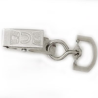 FN CL107 Badge Cilp Silver Colour 48mm 5pcs
