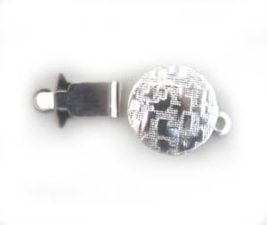 FN CL110 Silver pl. clasp 2pcs