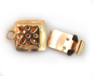 FN CL115 Gold pl. clasp 2pcs