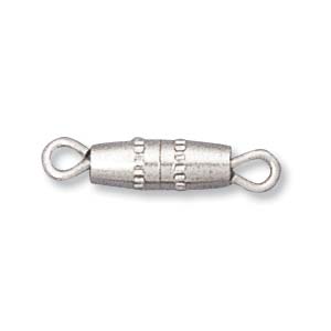 FN CL123 Screw Clasp Ant. Sil. 5x17mm 4pcs