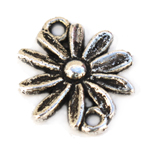 FN CN143 Flower Connector Silver pl.10pcs FN CN143 Flower Connector Silver pl.10pcs