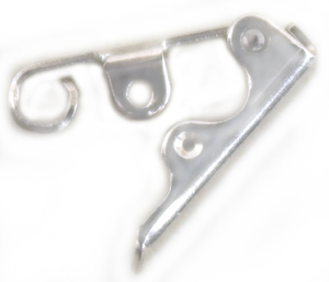 FN Safety Clip Clasp Sterilng Silver 11x3.5mm 1pcs