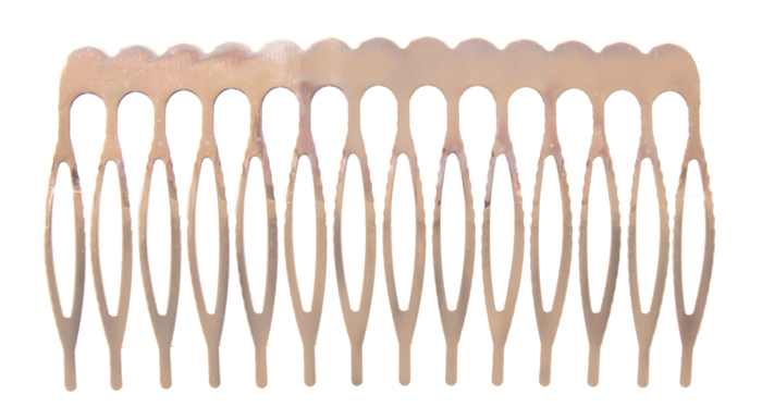 Metal Hair Comb 6.5cm Rose Gold
