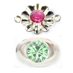 Connectors with SWAROVSKI ELEMENTS