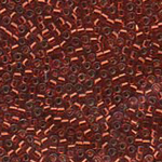 MYU DB603 Silver Lined Burnt Orange Dyed 11 7.2gm MYU DB603 Silver Lined Burnt Orange Dyed 11 7.2gm