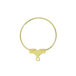 FN ER111 Beading Hoop Gold Small 21x24mm 20 pcs FN ER111 Beading Hoop Gold Small 21x24mm 20 pcs
