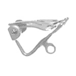 ER 119 Ear Clip Silver 16mm 4pcs ER 119 Ear Clip Silver 16mm 4pcs