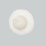 ER 122 Ivory Rubber Clip Padding 10mm 6pcs