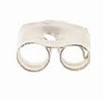 ER 126 Ear Back Silver 100pcs ER 126 Ear Back Silver 100pcs
