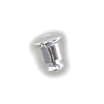 ER 190 Ear Back Silver pl. 6mm 100pcs ER 190 Ear Back Silver pl. 6mm 100pcs