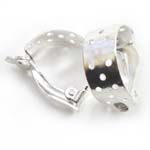 ER 127 Ear Clip Half Round 18mm 10pcs ER 127 Ear Clip Half Round 18mm 10pcs