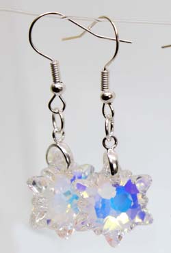 Earring Kit Crystal Edelweiss  1 pair
